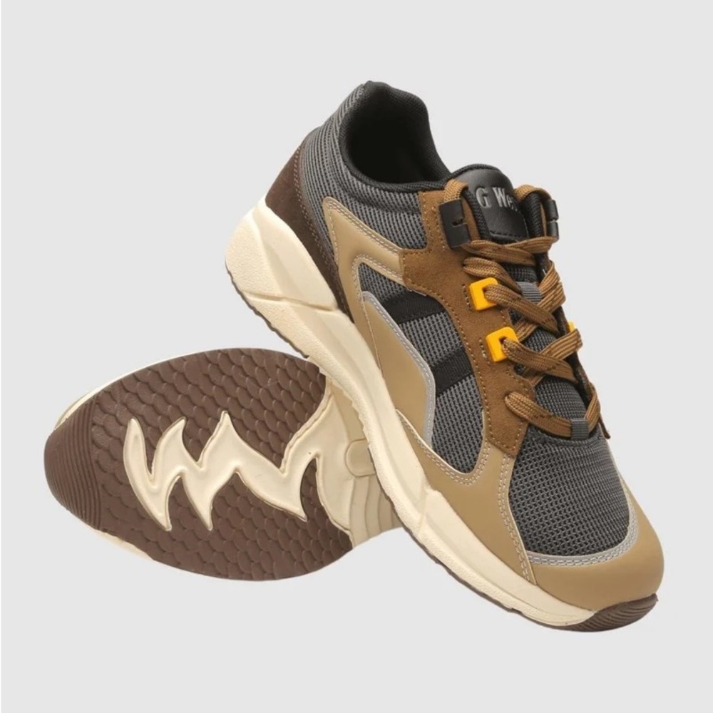 G WEST MENS RUNNING SHOES - GWM20009 | BROWN